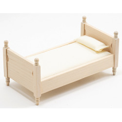 Single Bed with Cover Unfinished