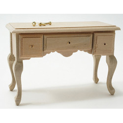 Unfinished 3 Drawer Desk