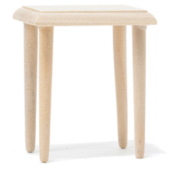 Unfinished End Table
