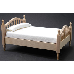 Unfinished Double Bed