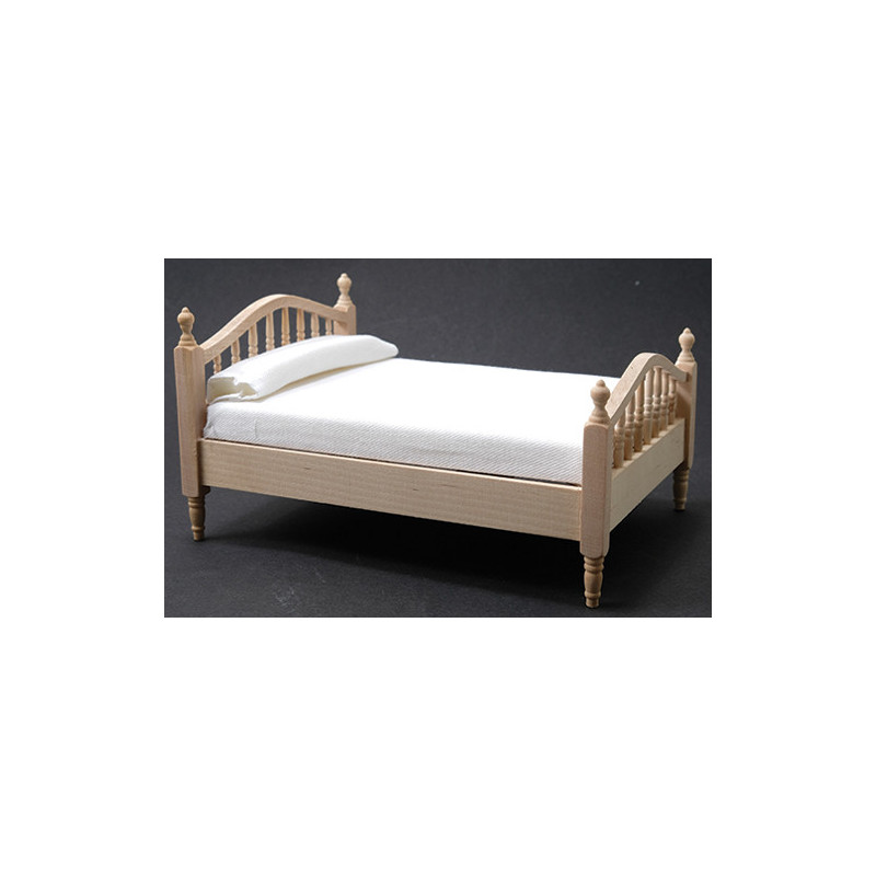 Unfinished Double Bed