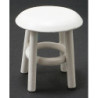 White Miniature Stool