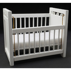 White Nursery Crib