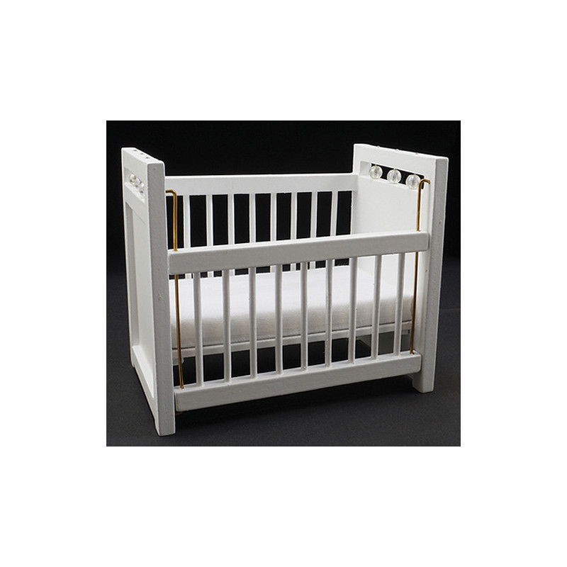 White Nursery Crib