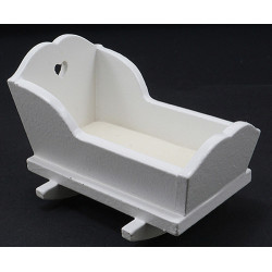 White Nursery Cradle