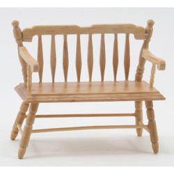 Oak Deacon's Bench