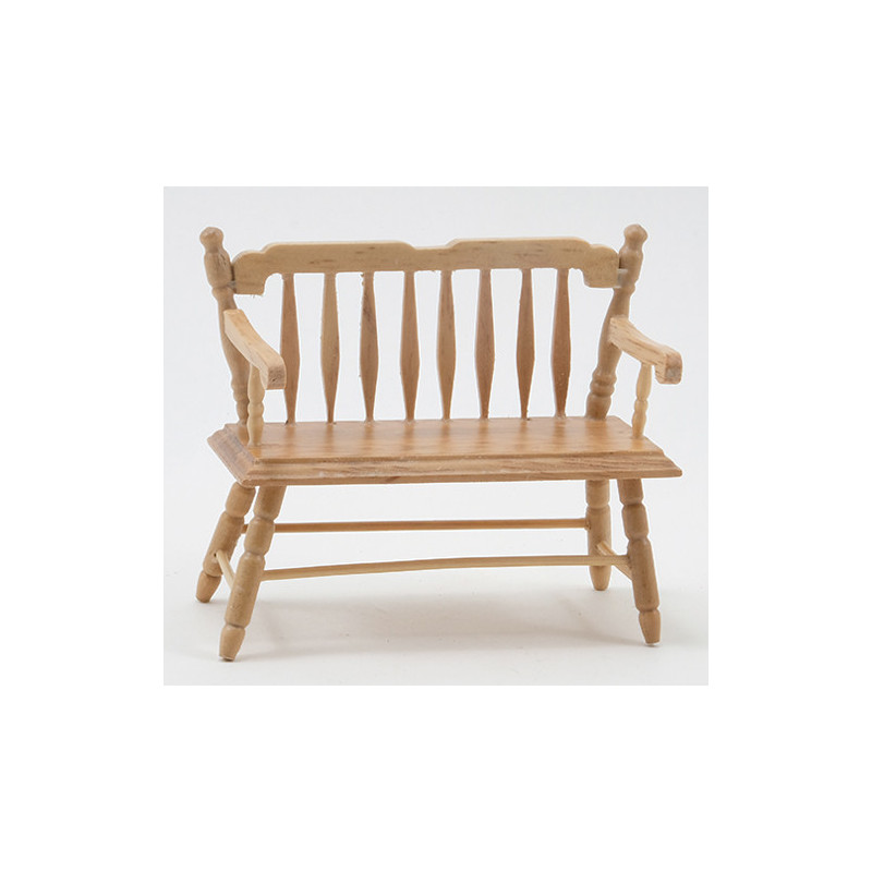 Oak Deacon's Bench