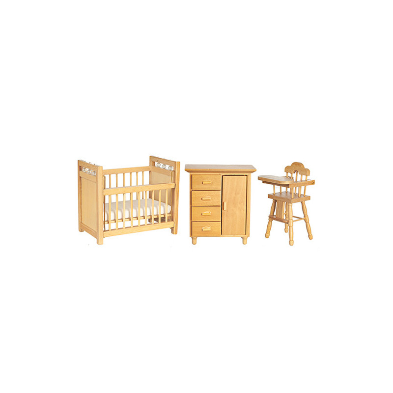 Nursery Set  3Pc  Oak