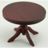 Mahogany Round Pedestal Table