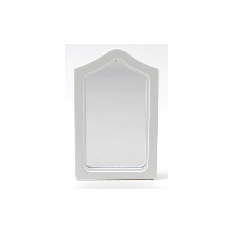 &AZT5551: FRAMED MIRROR,WHITE