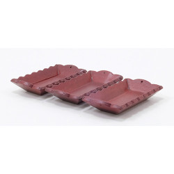 Mahogany Tray Set 3 Piece