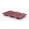 Mahogany Tray Set 3 Piece
