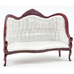 Blue & Gold Victorian Sofa