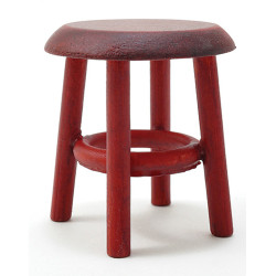 STOOL, MAHOGANY