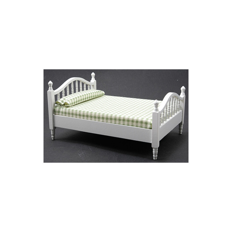 Classic White Double Bed