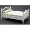 Classic White Double Bed