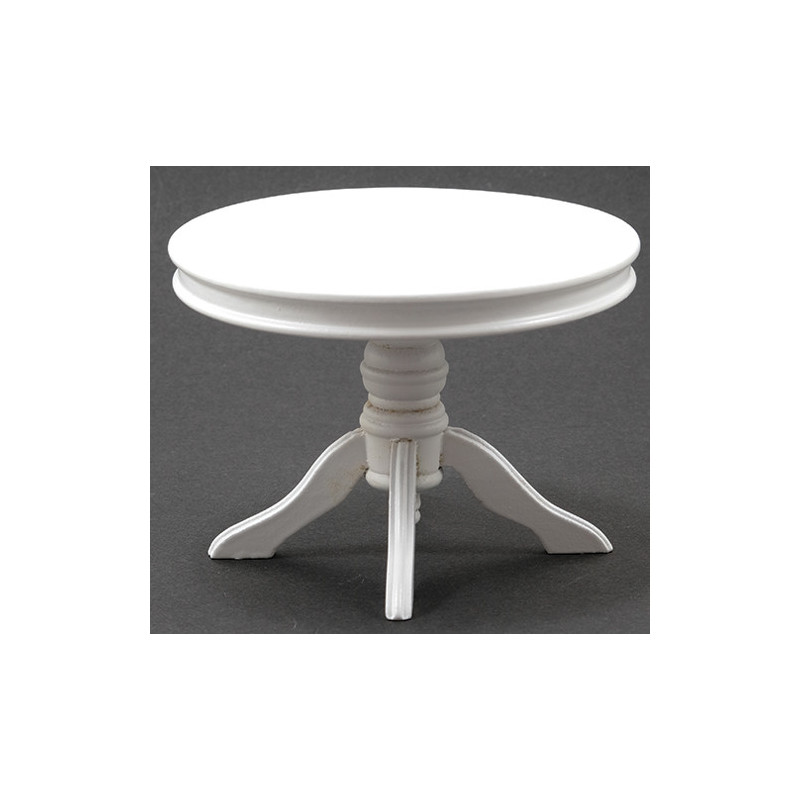 White Round Kitchen Table