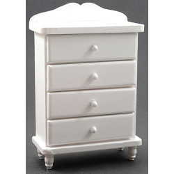 Princess White Chest of Drawers