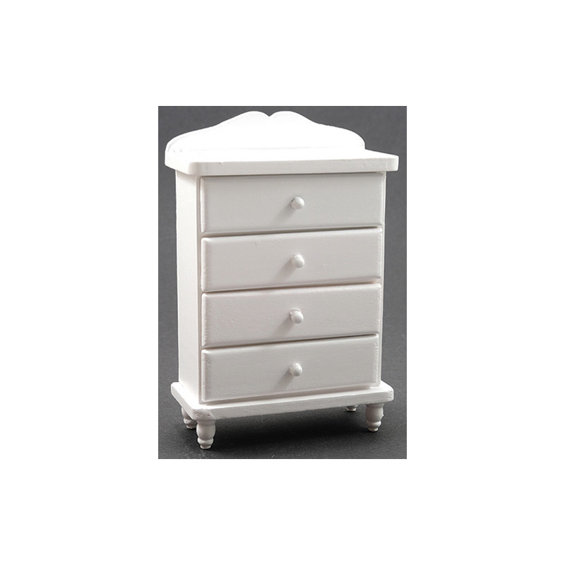 Princess White Chest of Drawers