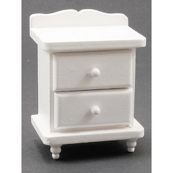 Princess White Night Stand