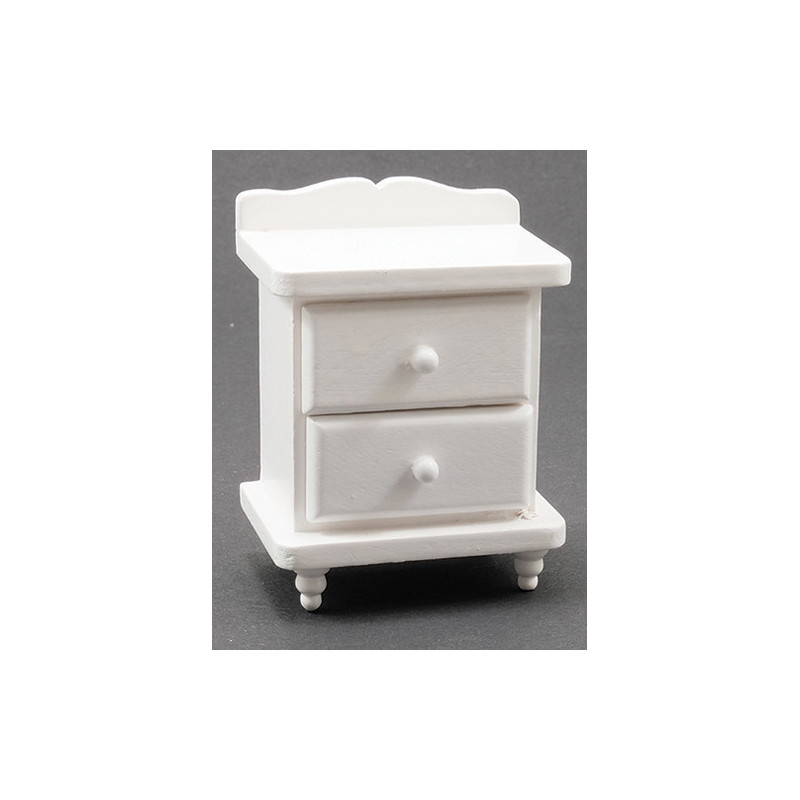 Princess White Night Stand