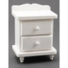 Princess White Night Stand