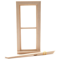 NARROW NONWORKING WINDOW W/TRIM