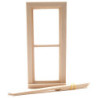 NARROW NONWORKING WINDOW W/TRIM