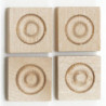 SMALL CORNER BLOCK, 4/PK