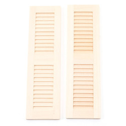 &HW5025: LOUVERED SHUTTERS 4-5/8X1-5/16