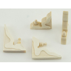 &HW7026: CORBEL BRACKETS, 4/PK