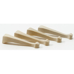 CABRIOLE LEGS, 1-3/8 IN  4/PK