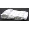 Mattress with Pillows & White Fabric