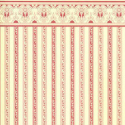 6 pack Wallpaper, Regency, Burgundy Stripe