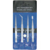 TWEEZER SET 4PCS