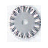 1IN ROTARY KNIFE BLADES 2PCS WAVEY