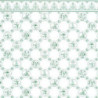 6 pack Wallpaper, Dutch Tile, Green On White