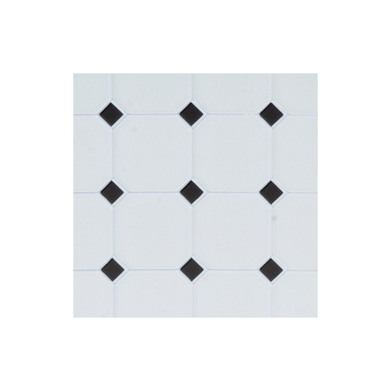 TILE: DIAMOND, 12X16, BLACK, JR420