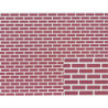 BRICK: RED ON WHITE, 12X16, JR370