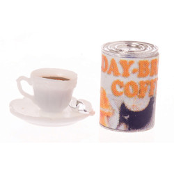 COFFEE CAN W/BLACK COFFEE