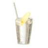 GLASS W/LEMON & STRAW