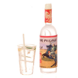 BOTTLE OF VODKA W/VODKA TONIC COCKTAIL