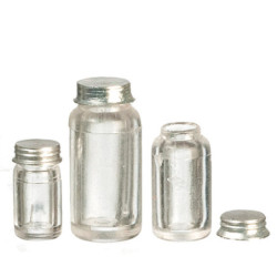 MASON JARS: 3/PK (1-3QT, 1-1QT & 1-PINT)