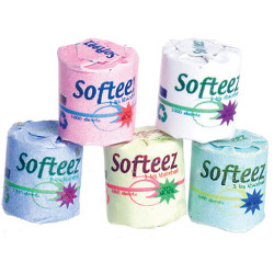 SOFTEEZ TOILET TISSUE, SINGLE ROLL