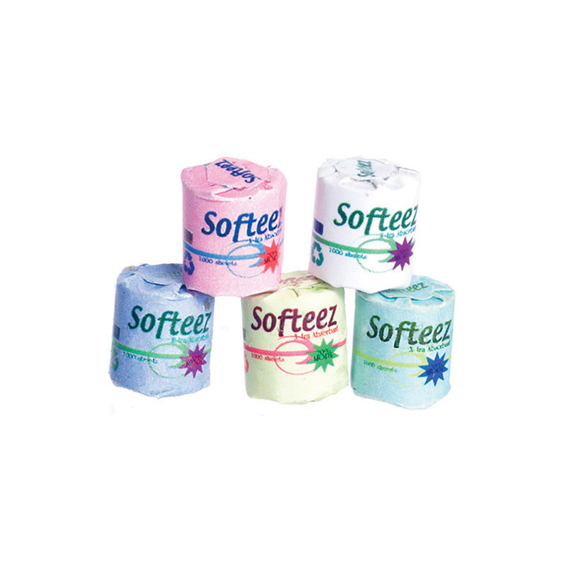 SOFTEEZ TOILET TISSUE, SINGLE ROLL