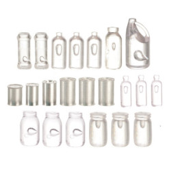 POTPOURRI, 22 JARS, ASSORTED