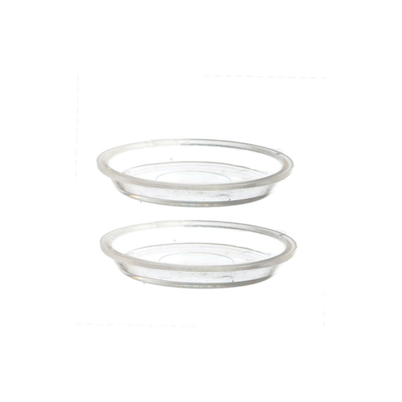 PIE PAN SET: 2-9IN CLEAR PANS