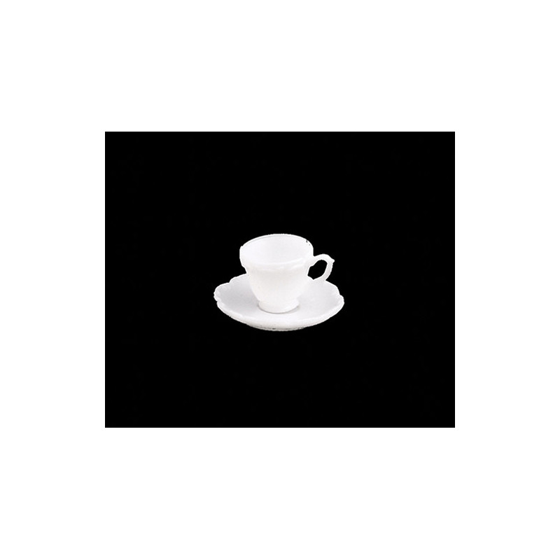 CUPS & SAUCERS, 12 PKG