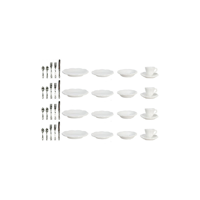 4 PLACE SETTINGS, 10