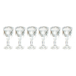 CUT STEMWARE, EMPTY SET, 6